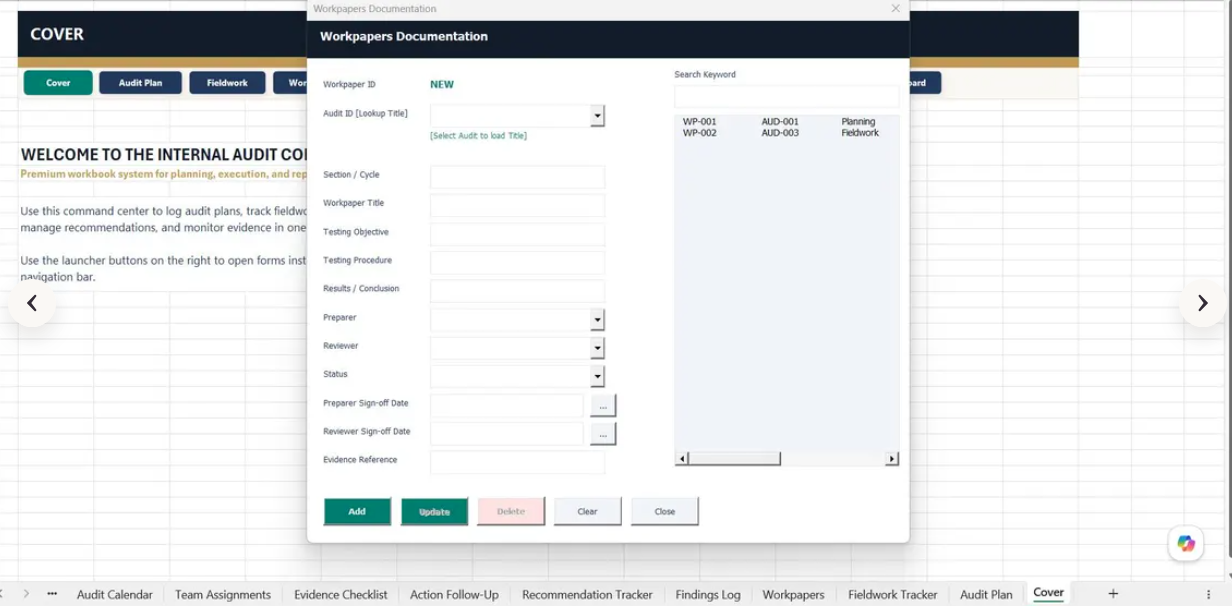 Excel VBA çalışma kağıtları veri giriş formu